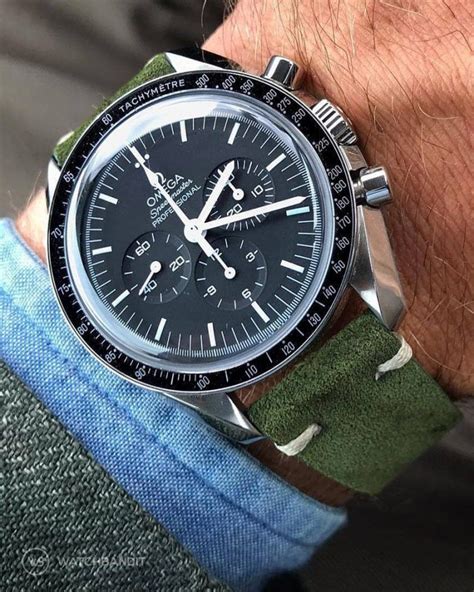 omega speedmaster black red nylon strap|best strap for Omega Speedmaster.